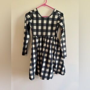 Hanna Andersson US 10 - Black and White Gingham Dress